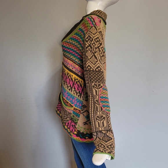 Ivko Collared Button Front Cardigan, GUC, Size M - Picture 5 of 8